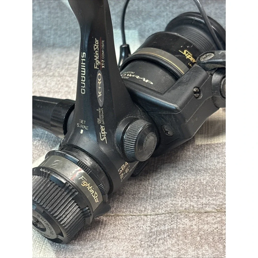 Shimano Super Black Aero XT-7 Composite Spinning Fishing Reel Fightin'star Wood